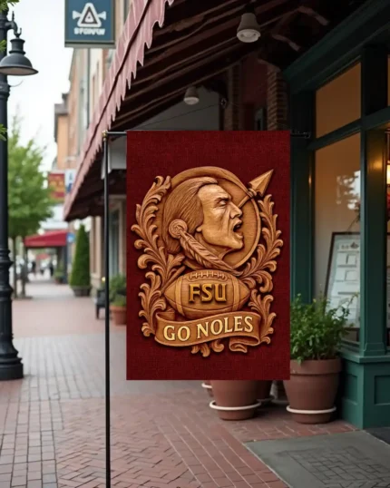 Florida State Seminoles Garden Flag 12"x18" FSU GO NOLES Double-Sided NCAA