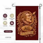 Florida State Seminoles Garden Flag 12"x18" FSU GO NOLES Double-Sided NCAA