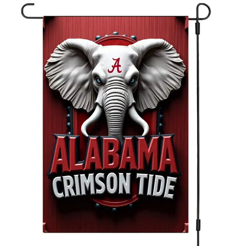 Alabama Crimson Tide garden flag
