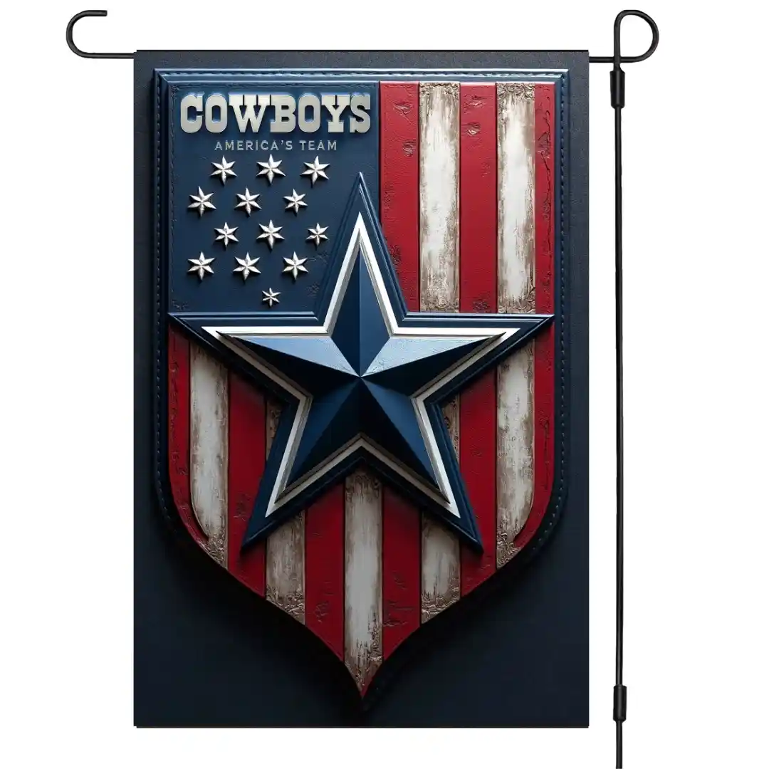 Dallas Cowboys Garden Flag 12"x18" NFL Outdoor Banner Double-Sided Patriotic Dallas Cowboys Garden Flag 12"x18" NFL Outdoor Banner Double-Sided Patriotic