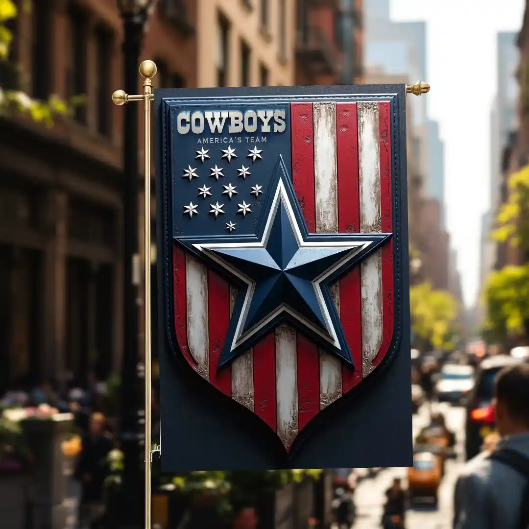 Dallas Cowboys Garden Flag 12"x18" NFL Outdoor Banner Double-Sided Patriotic Dallas Cowboys Garden Flag 12"x18" NFL Outdoor Banner Double-Sided Patriotic