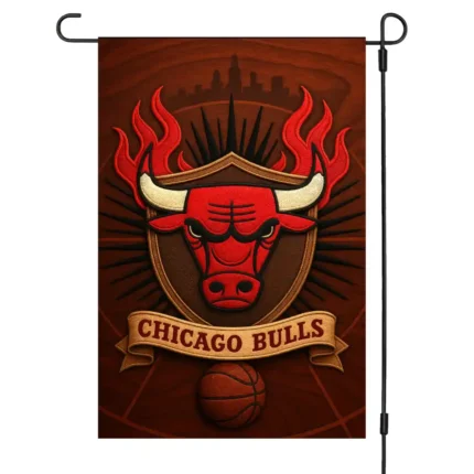 Chicago Bulls Garden Flag – Double-Sided 12x18 Outdoor Banner