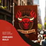 Chicago Bulls Garden Flag – Double-Sided 12x18 Outdoor Banner