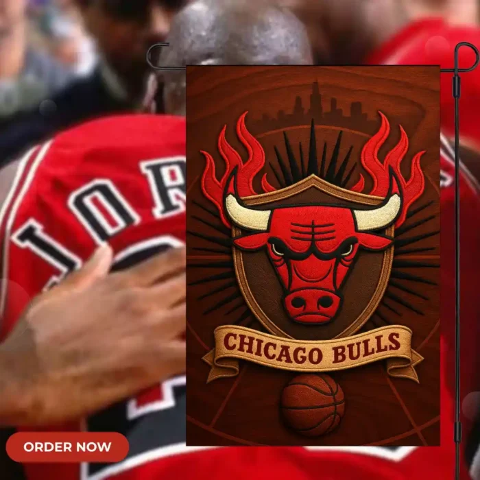 Chicago Bulls Garden Flag – Double-Sided 12x18 Outdoor Banner
