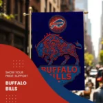 Buffalo Bills Garden Flag 12"x18" NFL Yard Banner Double-Sided Outdoor Fan Decor