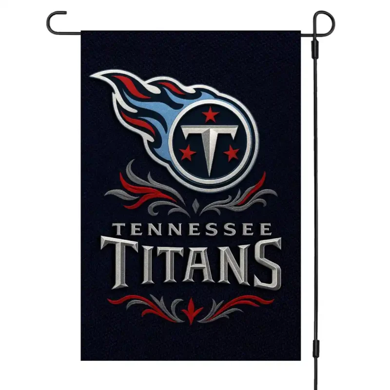 Fly your team spirit high with this Tennessee Titans garden flag. Double-sided, durable, and perfect for outdoor display all season long.
