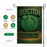 Boston Celtics Garden Flag 12"x18" NBA Yard Banner Double-Sided Outdoor Fan Gift