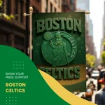 Boston Celtics Garden Flag 12"x18" NBA Yard Banner Double-Sided Outdoor Fan Gift