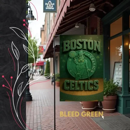 Boston Celtics Garden Flag 12"x18" NBA Yard Banner Double-Sided Outdoor Fan Gift