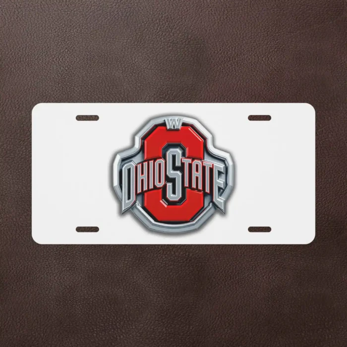 Ohio State Buckeyes License Plate OSU Front Tag for Cars Alumni Gift