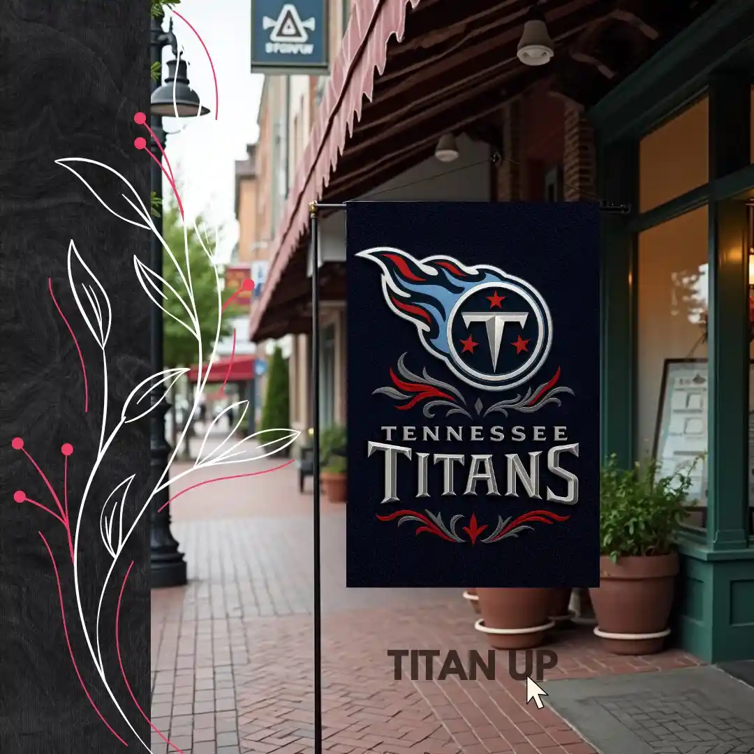 titans fan outdoor decor flag titans fan outdoor decor flag