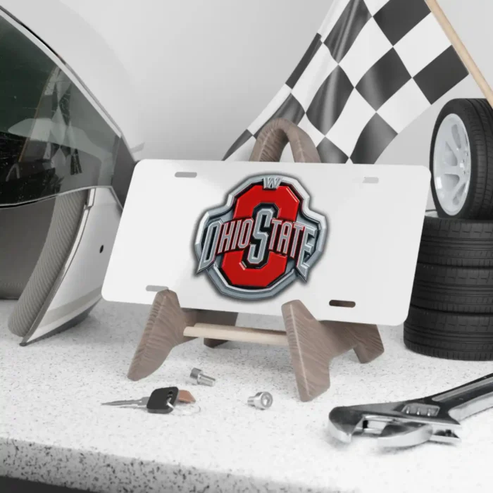 Ohio State Buckeyes License Plate OSU Front Tag for Cars Alumni Gift