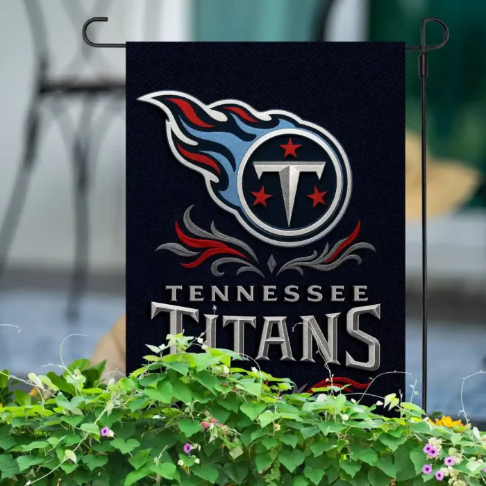 nfl football garden flag for titans fans
