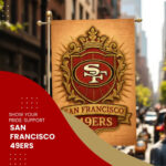 San Francisco 49ers Garden Flag 12"x18" NFL Double-Sided Outdoor Yard Banner Dec - Image 6