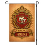 San Francisco 49ers Garden Flag 12"x18" NFL Double-Sided Outdoor Yard Banner Dec