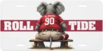 Alabama Crimson Tide License Plate 6x12 Aluminum Vanity Tag NCAA Football