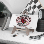 Arizona Cardinals License Plate | 6"x12" Metal Tag | Rise Up Red Sea Fans - Image 3