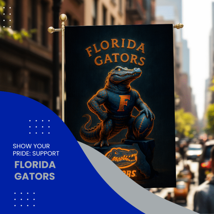 Florida Gators Garden Flag 12"x18" Double-Sided College Football Yard Banner UF - Image 5