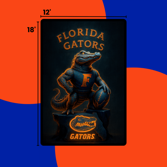 Florida Gators Garden Flag 12"x18" Double-Sided College Football Yard Banner UF - Image 6