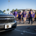 LSU Tigers License Plate 6"x12" Aluminum Car Tag | Metal Front Plate for Fans - Image 8