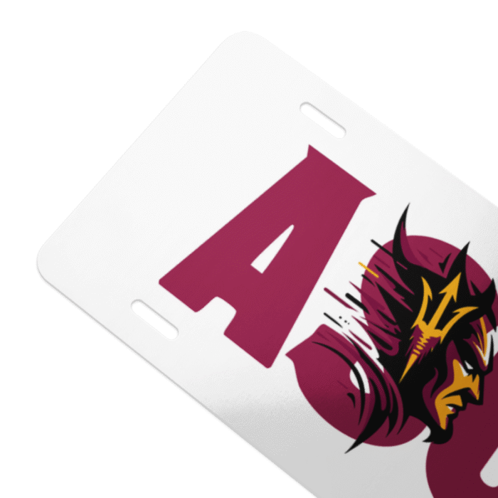 ASU Sun Devils License Plate | 6"x12" Metal Tag | Arizona State Fans Gift - Image 3