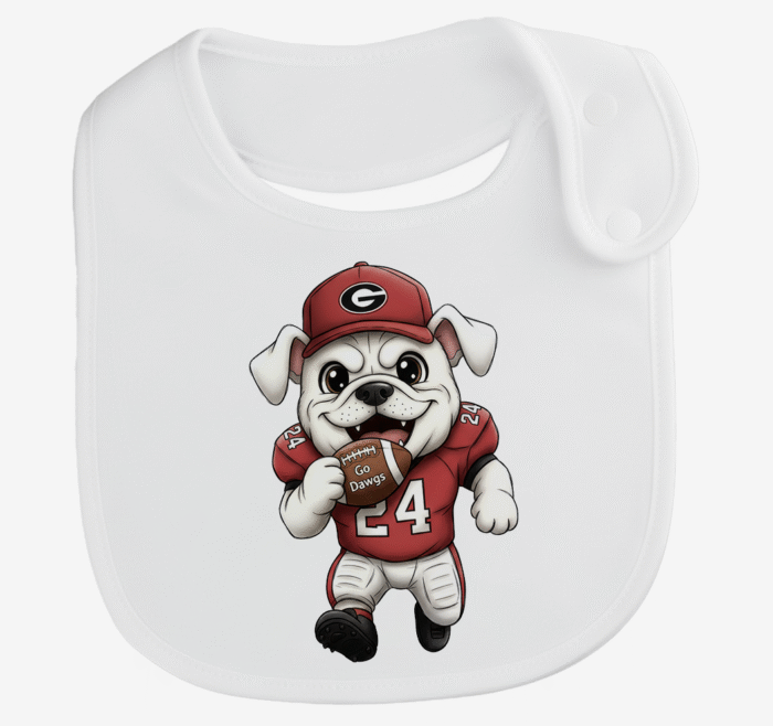 Georgia Bulldogs Baby Bibs 2Pack Organic Cotton Bandana Drool Bibs 0-36 Month - Image 12