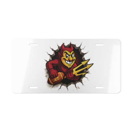 ASU Sun Devil License Plate 6×12 Aluminum Vanity Tag — Arizona State University