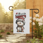 Christmas Garden Flag 12x18 Double-Sided | Cute Snowman Winter Yard Decoration - Image 5