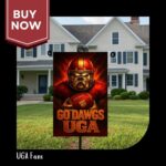 Georgia Bulldogs Garden Flag 12"x18" GO DAWGS UGA Double-Sided Football Sign - Image 6