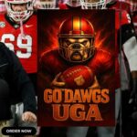 Georgia Bulldogs Garden Flag 12"x18" GO DAWGS UGA Double-Sided Football Sign - Image 7