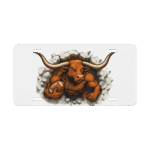 Texas Longhorns License Plate 6"x12" Car Tag | Front Plate for Hook 'em Fans