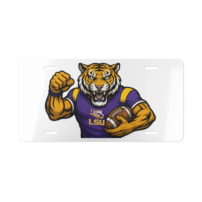 LSU Tigers Car Plate