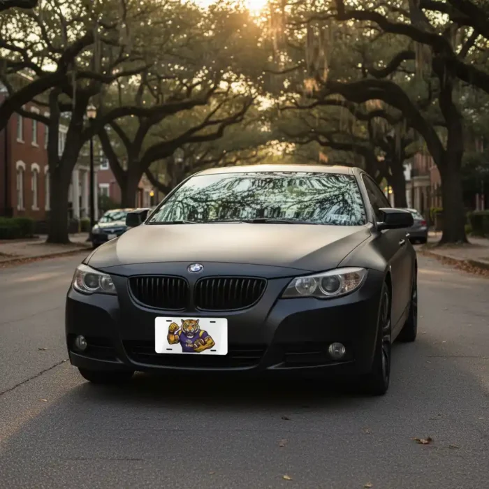 LSU Tigers Car Plate
