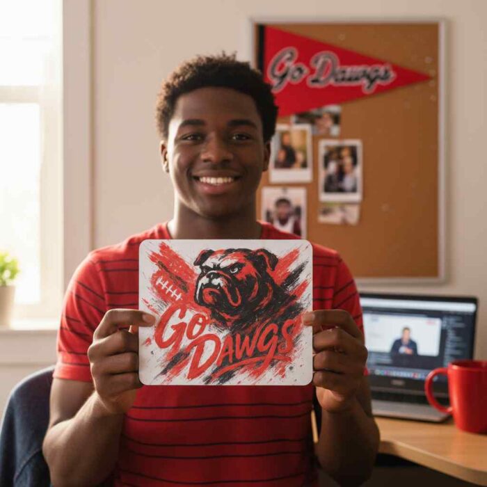 Georgia Bulldogs Mouse Pad 9.5"x8" – Go Dawgs! UGA Fan Gift - Desk Accessory - Image 4