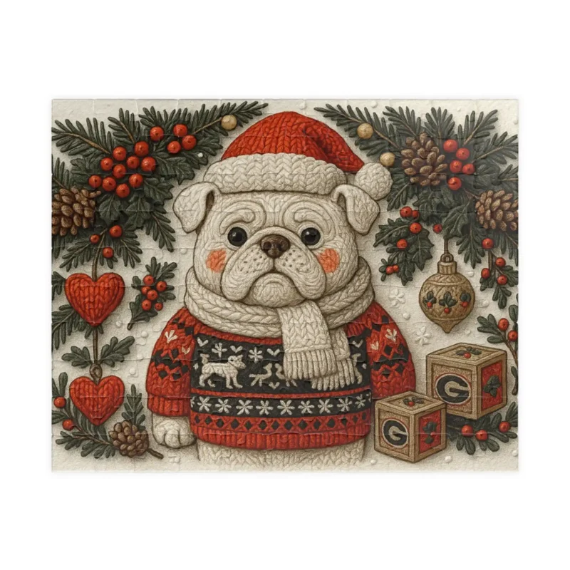 UGA Christmas Jigsaw Puzzle