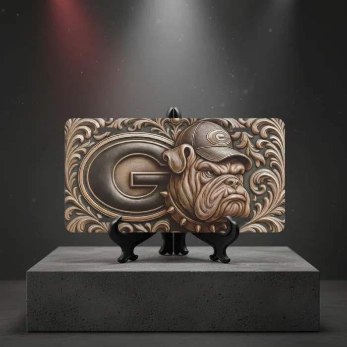 Georgia Bulldogs 3D Metal License Plate 6"x12" | UGA Fan Gift - Image 4