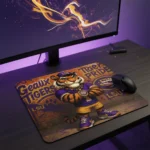 LSU Geaux Tigers Fan Mouse Pad – Desk Accessory for Ultimate Pride | 9.5"x8" - Image 2