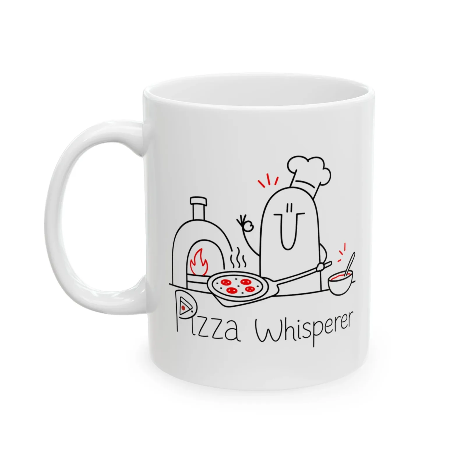 Pizza WhispererMug 11oz Ceramic