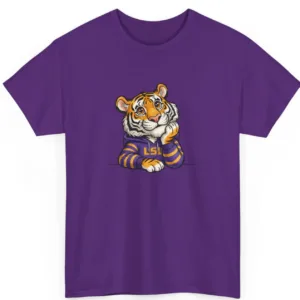 Purple Tiger Game Day Shirt – Cute Louisiana Game Day Fan Gear