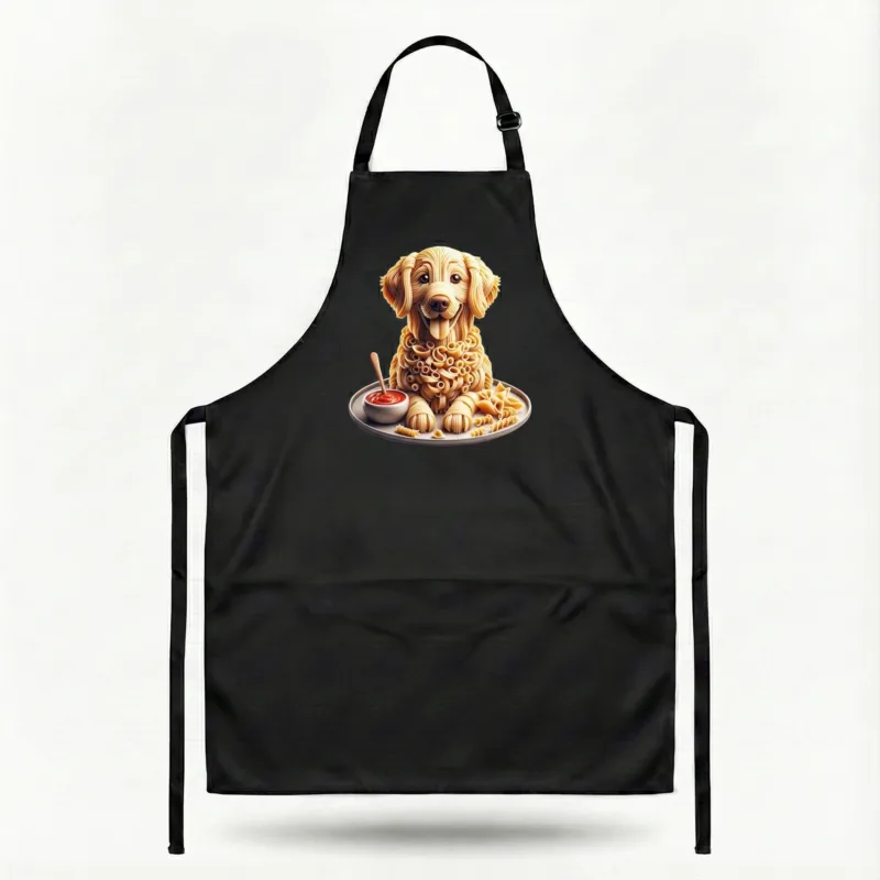 Pasta Animal Unisex Bib Apron with Pockets, 12 Design Choices