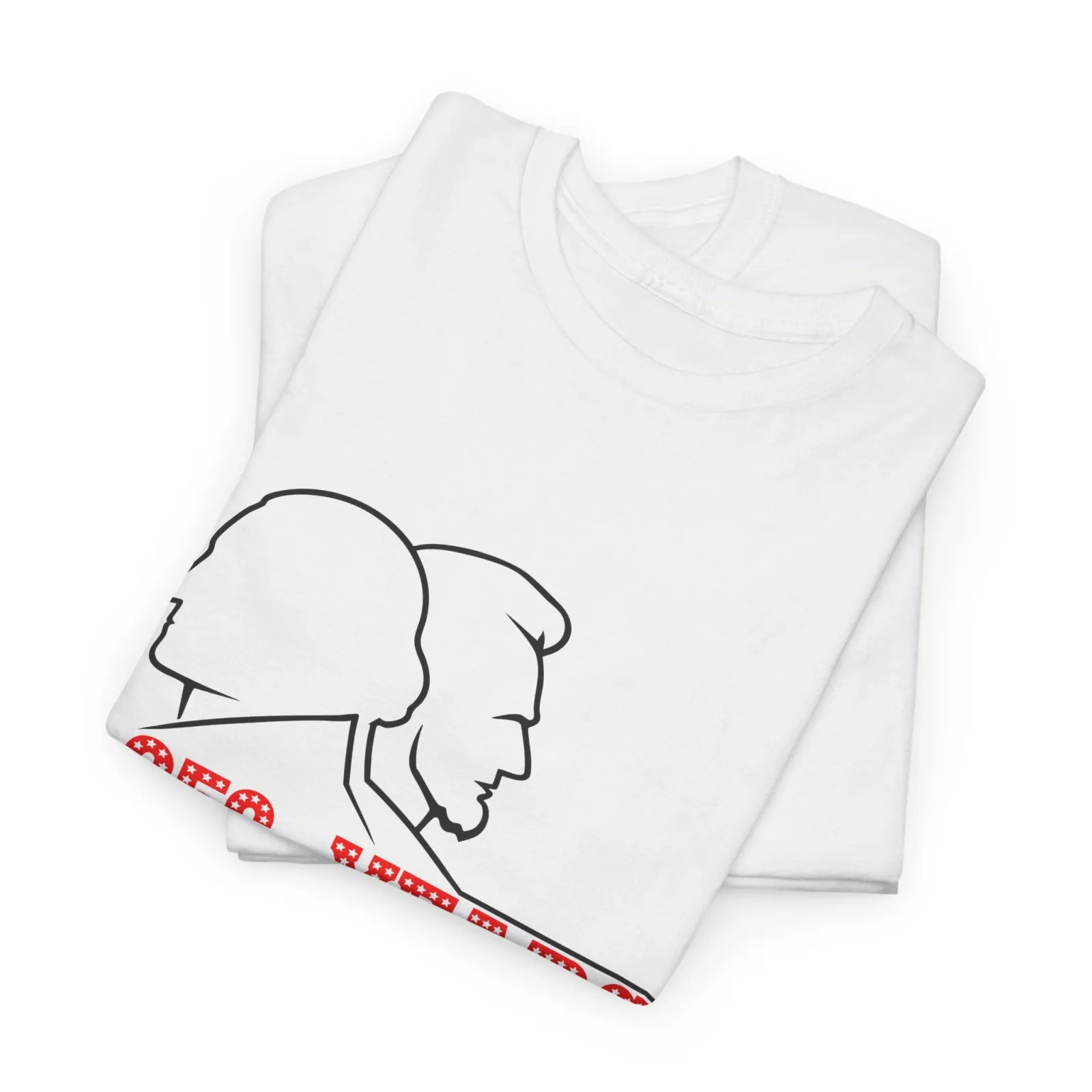USA 250th Anniversary Shirt - Washington & Lincoln Line Art Tee - Image 4