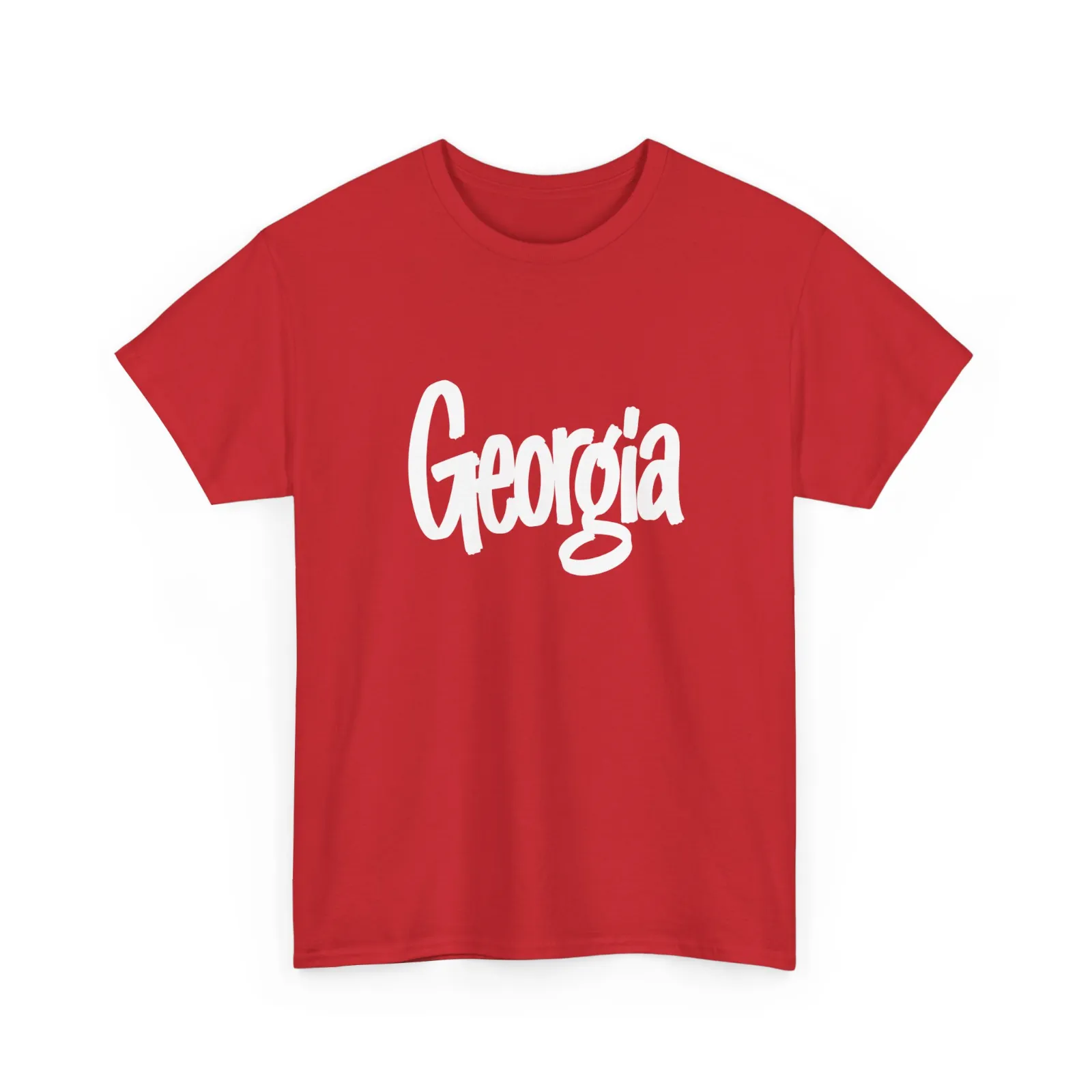 Georgia T-Shirt – Bold Red Souvenir Tee for Men & Women