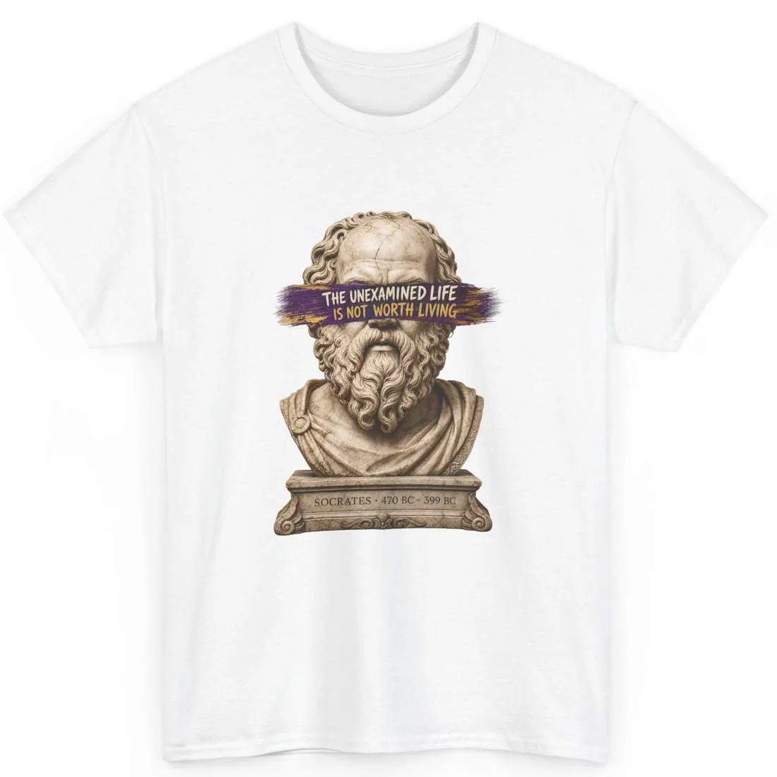 Socrates Philosophy Quote T-Shirt – Inspirational Literary Graphic Tee