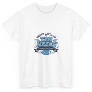 North Carolina Tar Heels Football Graphic T-Shirt, Unisex Gildan 5000