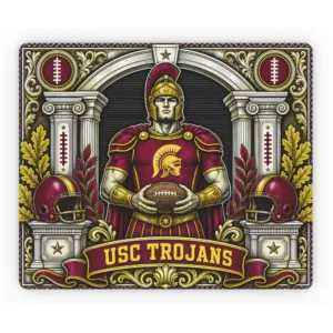 USC Trojans Mouse Pad, Roman Warrior Gladiator Vintage Desk Mat