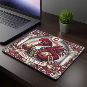South Carolina Gamecocks Mouse Pad, Forever To Thee Football Rooster Desk Mat