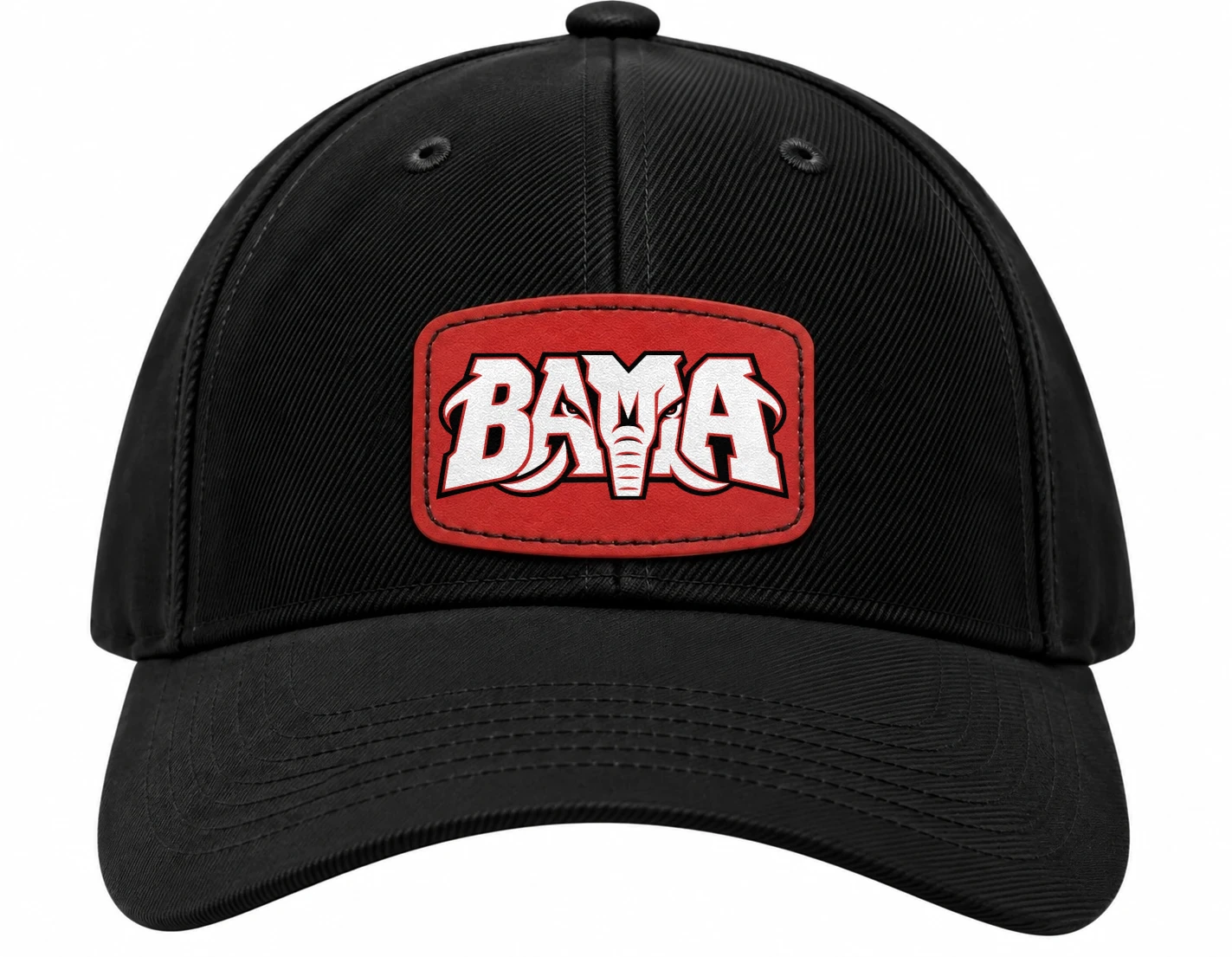 Bama Red Patch Baseball Cap, Low Profile Unstructured Game Day Dad Hat