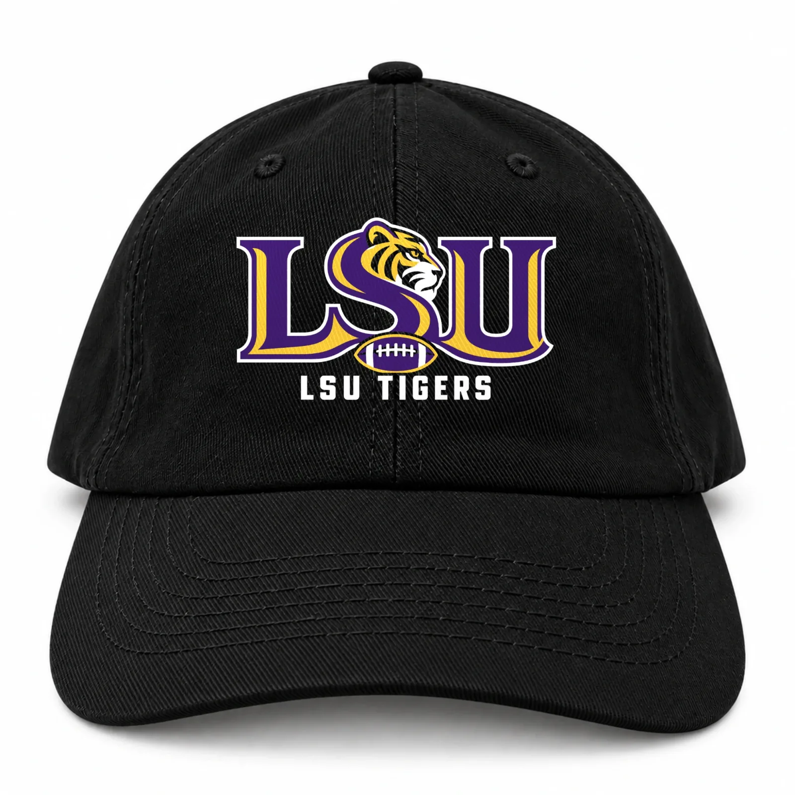 LSU Tigers Washed Cotton Baseball Cap