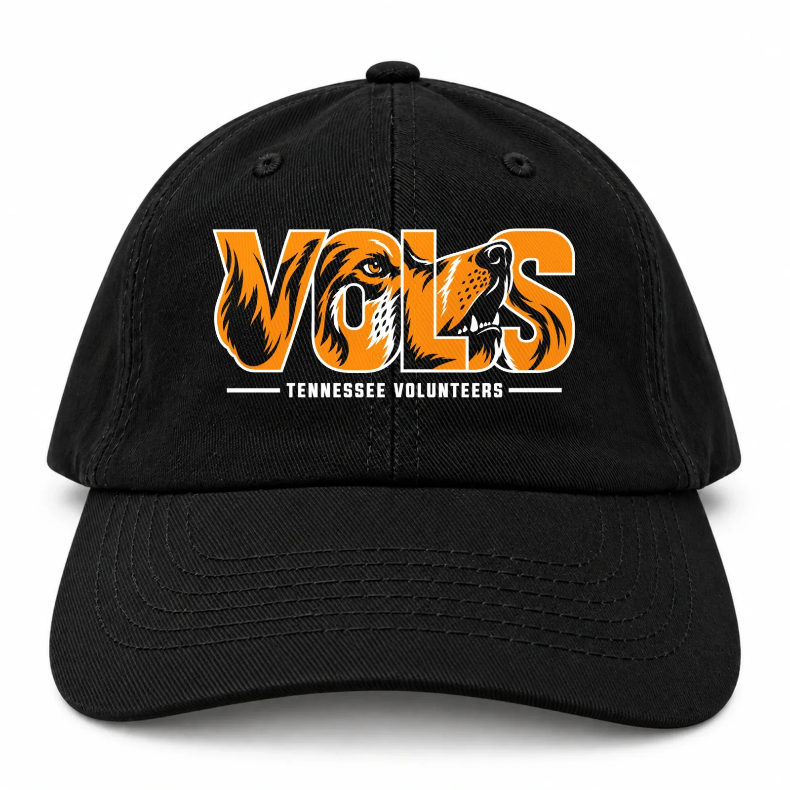 Tennessee Vols Mascot Baseball Cap, Volunteers Game Day Washed Cotton Dad Hat