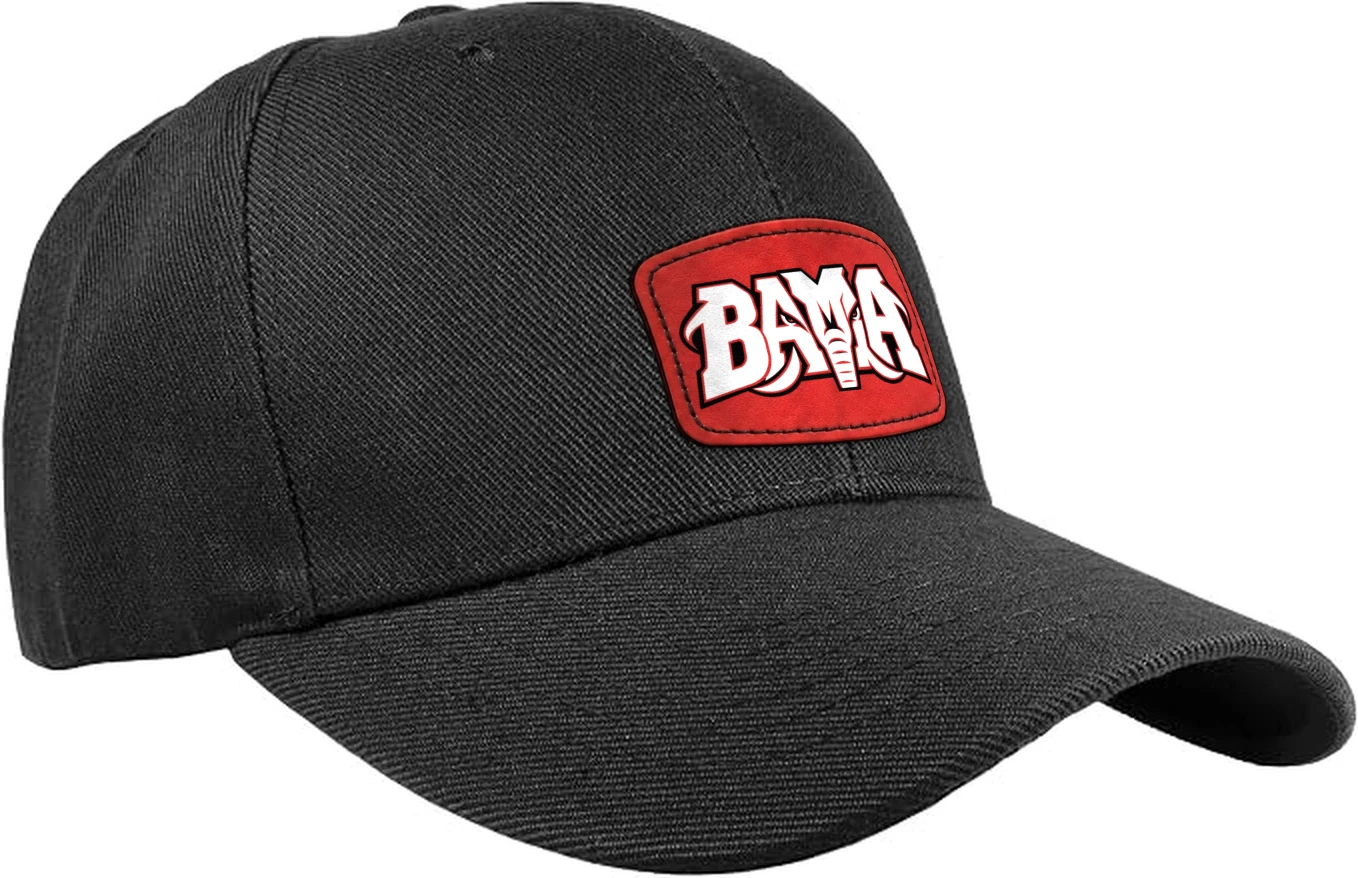 Bama Red Patch Baseball Cap, Low Profile Unstructured Game Day Dad Hat